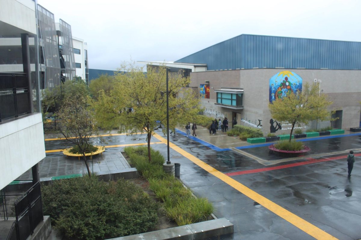 Interior photo of Hawkins HS in 2023