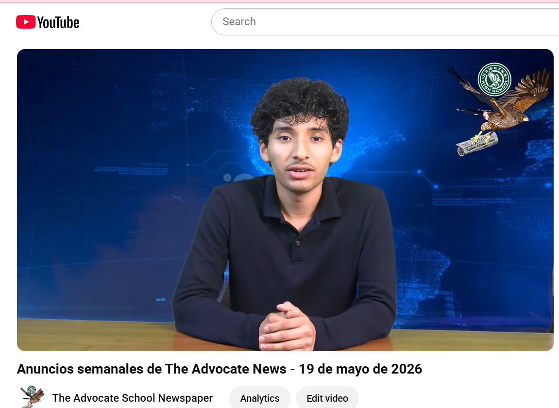 screenshot of the video production in Spanish with Richard Hernandez, May 19, 2026