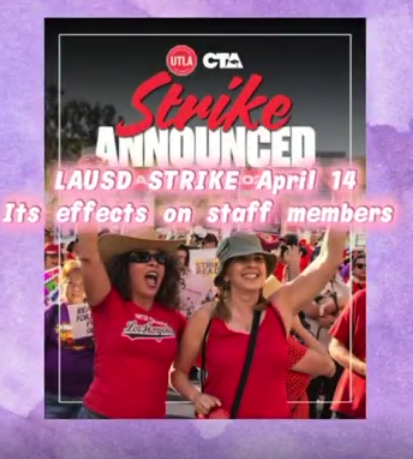 LAUSD Strike April 14 thoughts and effects