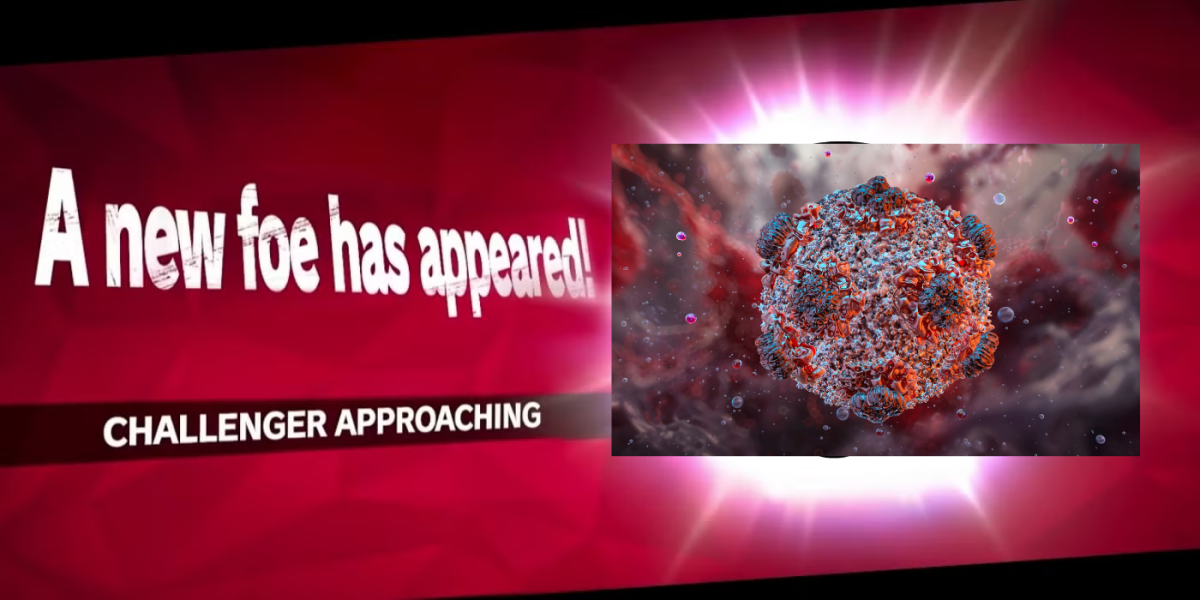Just a funny way to show the appearance of the Hanta virus